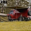 Sunproof UV Protection Easy-Carrying SUV Camper Trailer Rooftop Tent Awning1
