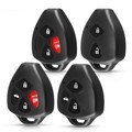 Toyot 3+1 Buttons Remote Key Shell for Toyota Car Key Shells - Fits Corolla, Camry, Matrix, Yaris, RAV41