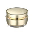 30g Gold Acrylic Cream Jar - Cosmetic Plastic Container for Skincare Packaging1
