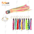 Big Game Trolling Lures: Fishing Acrylic Heads, Hooks, and Octopus Skirts1