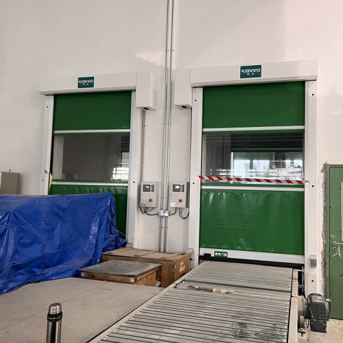 USA Wheat Flour company project installing KENVO PVC high speed doors