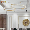 JC LIGHTING Contemporary Crystal Garland Chandelier for Bedroom1