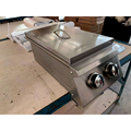 Factory Direct Sale Commercial Built In Barbeque Island Stainless Steel  Gas Double Side Burner1