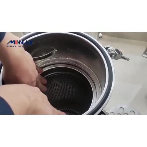 vídeo de filtro de aço inoxidável