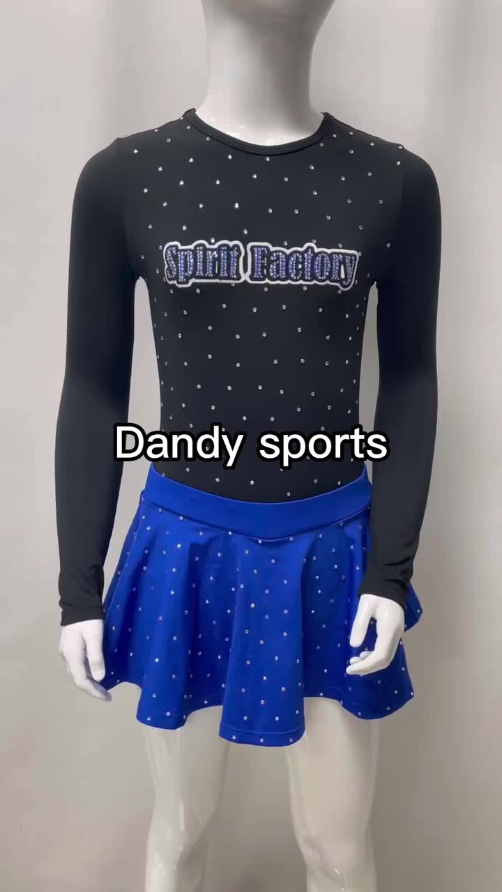 black cheer uniform