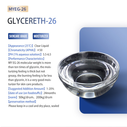 Glycereth 26 Delivers Long-Lasting Moisture Without Sticky Feel
