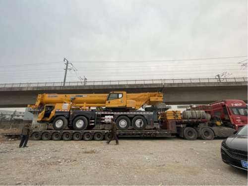 Utilizou o XCMG Crane de 100 toneladas enviado com sucesso para o México em fevereiro