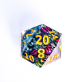 LM Factory 55MM RPG Dragon Eyes D20 Resin Dice for D&D 5E1