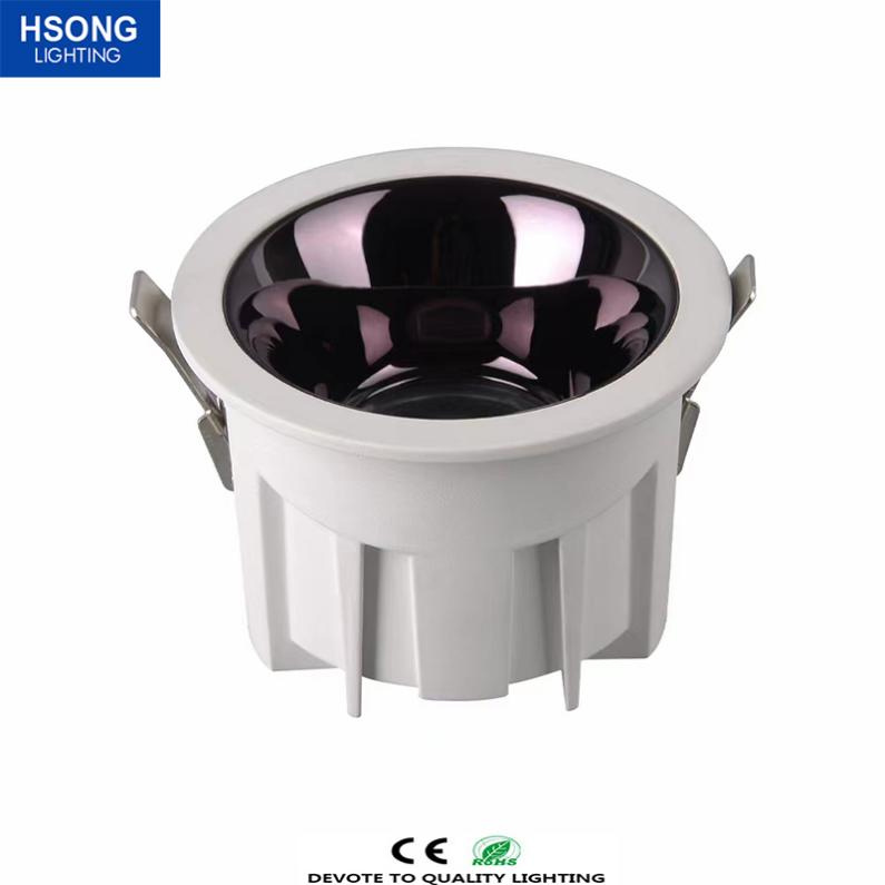 IP65 LED Downlight applicable to kitchen bathroom waterproof deep anti glare anti water IP65 COB spotlight1