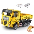Mould King 15025: DIY RC Motorized Dump Truck Building Blocks Set - MOC-390481
