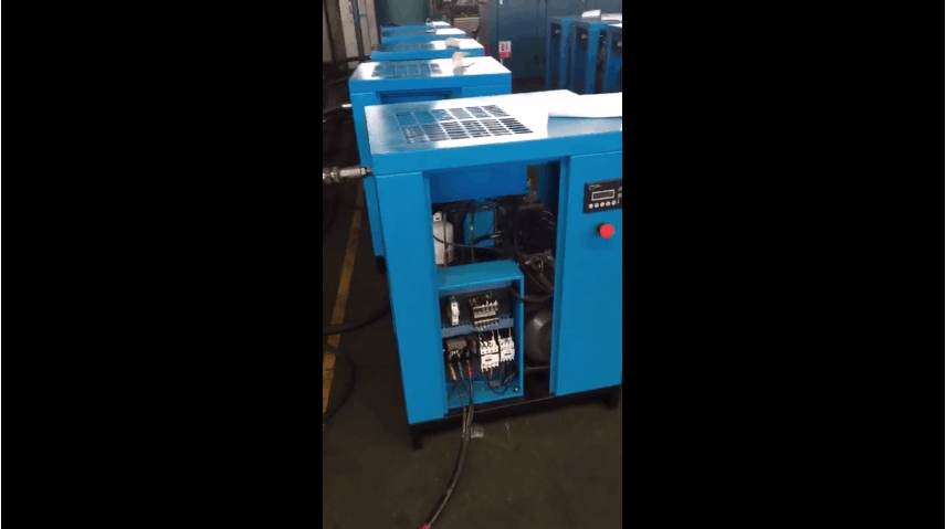 HONGWUHUAN EC series electric screw air compressor testing