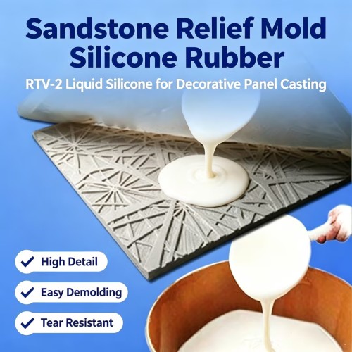 Sandstone Relief Mold Silicone Rubber: Special Condensation‑Cure Silicone for Architectural Relief Casting