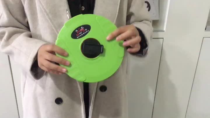 50 meters GREEN fiberglass tape measure