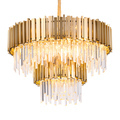 Modern Metal Luxury Big Hotel Lobby Contemporary K9 Pendant Crystal Chandelier1
