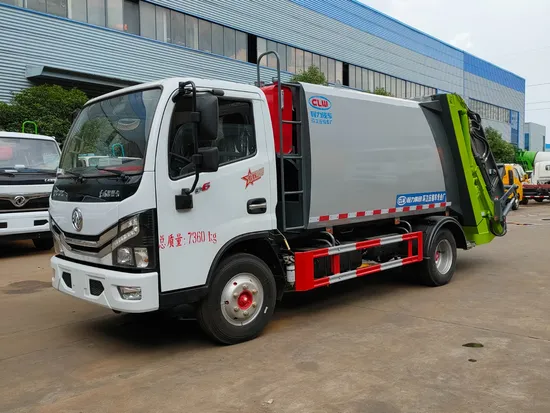 Operasi Mudah Dongfeng 4X2 7cbm Trak Sisa Mudah Muat1