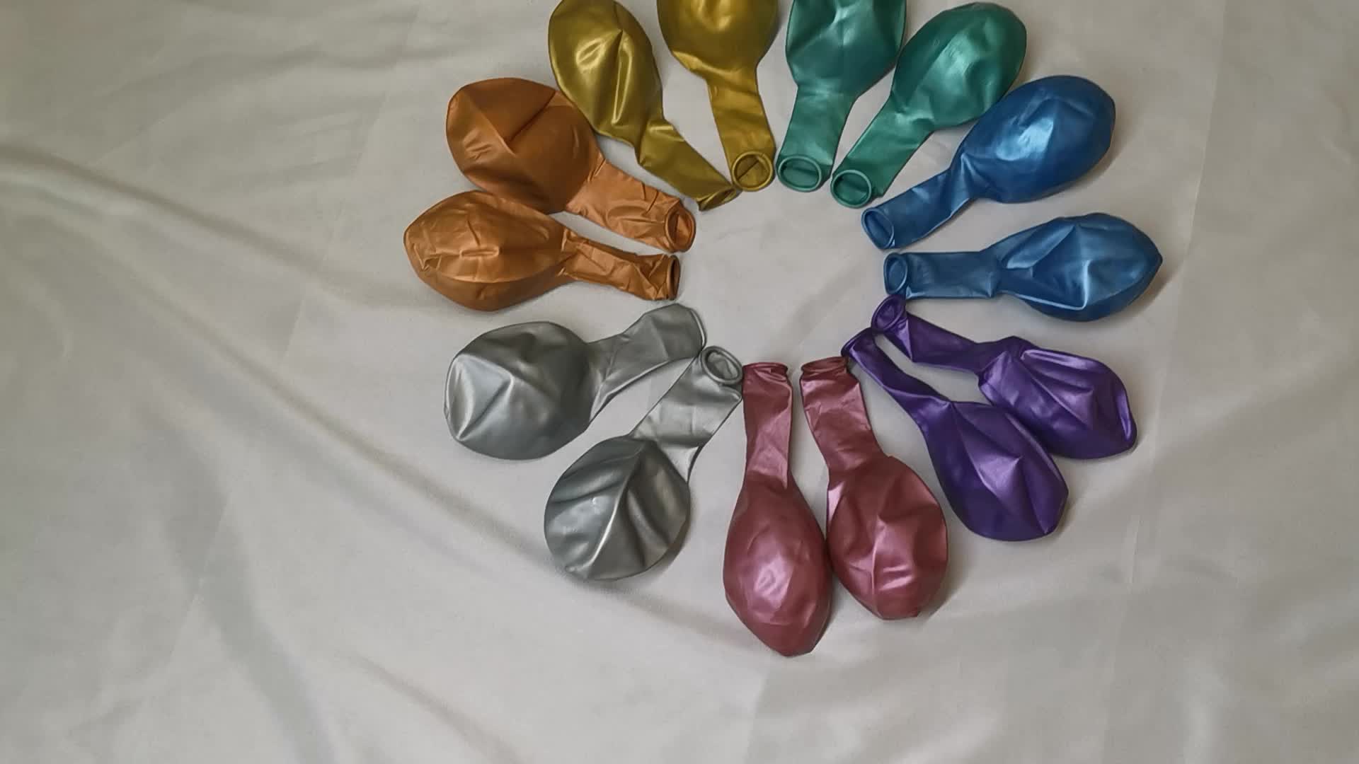 Top Sale Aalos Mode geformte Chrom Latex Runde Formballons Hersteller1