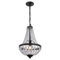 USA Free Shipping American Retro Light Luxury Black Crystal Chandelier for Living Room Lighting1