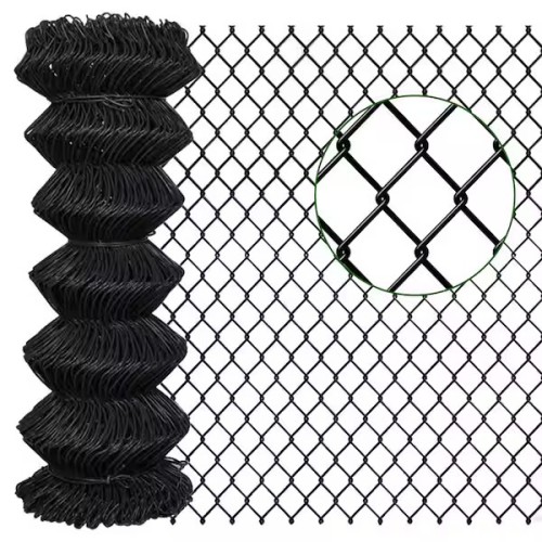 Pvc Coated square Hole Wire Mesh Chain Link Fence Cover Net in Outdoor Basketball Sport Court