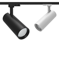 China-Made 15W/20W/30W COB Track Lights - Anti-Glare LED Track Lighting for Restaurants (White/Black Rail)1