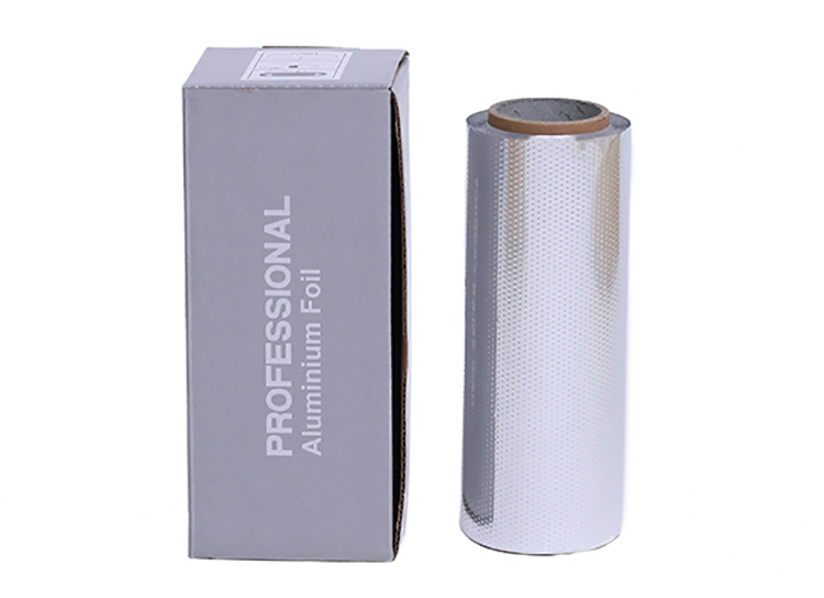 colorful embossed foil hairdressed aluminium foil roll for hairdresser