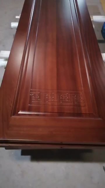 Video of a wooden swing door