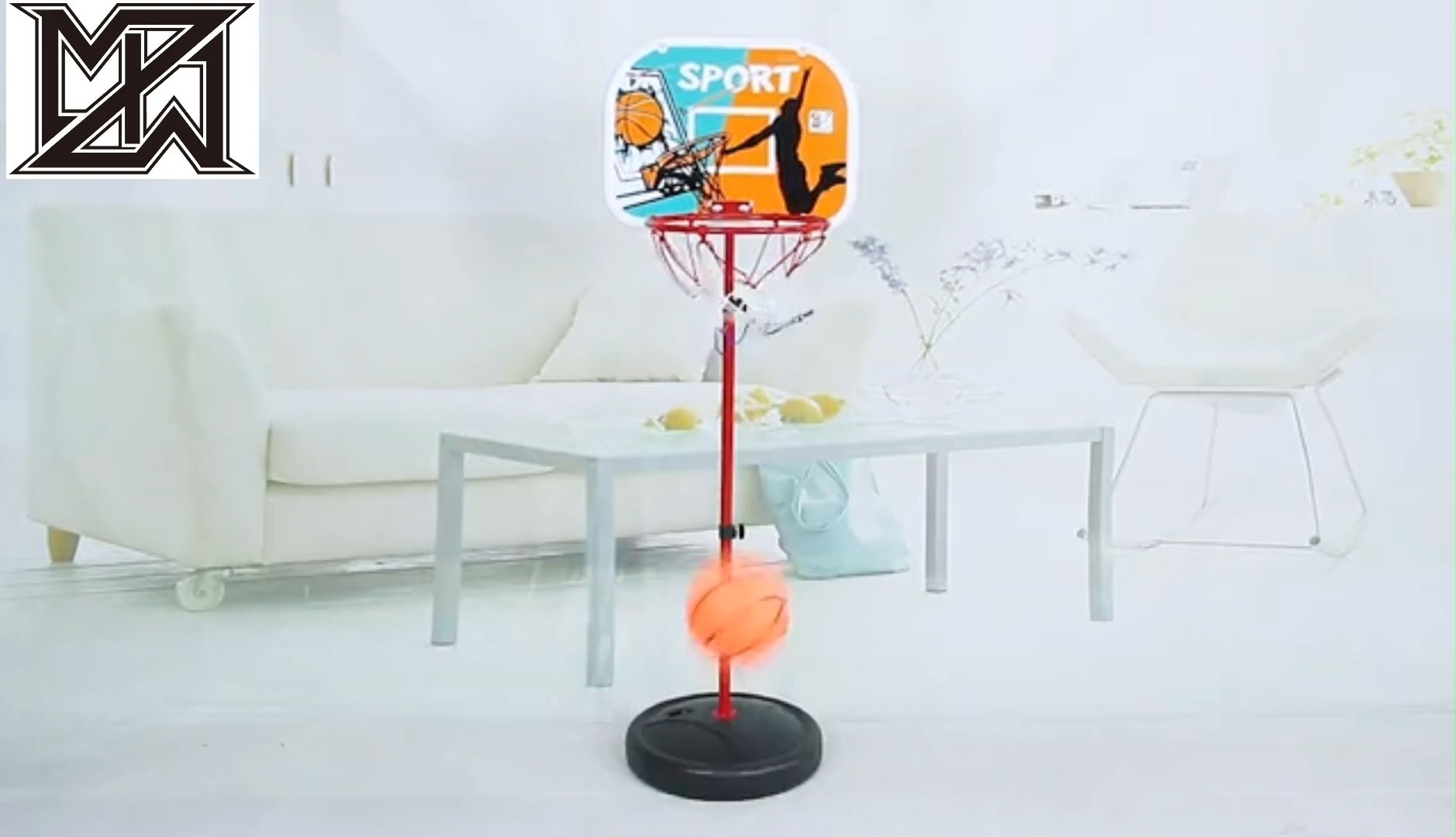 Basquete portátil infantil Toy Toy Kids Target Basketball Hoop com Ball Pump and Basketball1