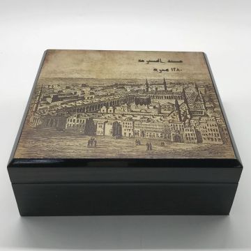 High glossy Wooden Box For Arabia Dates