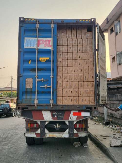 HANXHOSA Soda Cracker Container is just arrived in Africa