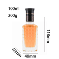 Custom 50ml Flat Rectangular Small Alcohol Whiskey Cold Brew Coffee Juice Glass Bottle with Aluminum Cap1