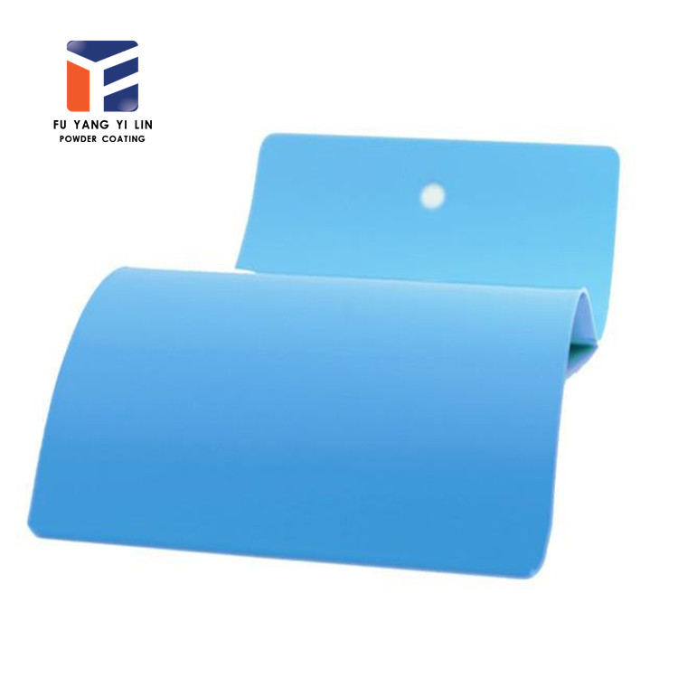 blue powder coating producing