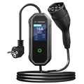 Tragbare Ningshing TYP 2 EV-Ladestation, neuer CCS2, europäischer Standard, Schwarz, AC+DC, 7 kW, 6 A/8 A/10 A/13 A/16 A/32 A, 250 V/480 V1