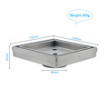 Stainless Steel Bathroom Floor Drain Strainer with Tile Insert - Concealed Square Drain1
