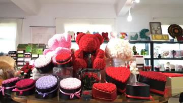 Heart Preserved Flower Gift Box