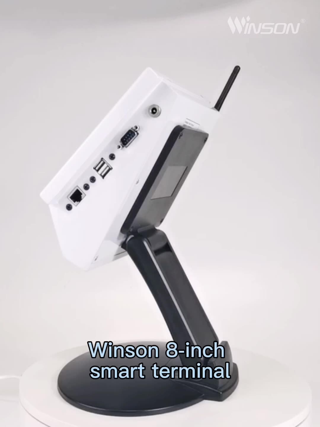 Winson Top Selling 8.0 Inch Touch Screen Pos System with 2D Barcode Scanner Android Mini POS1