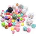 YINING Wholesale: 34mm Acrylic Chunky Gumball Beads, 30pcs/bag, Disco Ball Rhinestone Beads for Jewelry at Factory Prices1