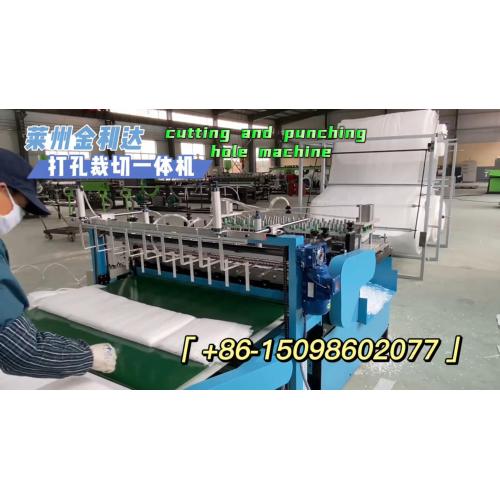 cutting and punching hole machine