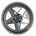 18x9.5 inch Off-road Aluminium Alloy Wheel Rims with Star Shape and 6x139.7mm Bolt Pattern, Offset ET15 and Centre Bore 100mm1