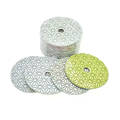 OUDU High Quality Flexible Resin Bond Grinding Sanding Discs & 3 Step Diamond Polishing Pads for Granite and Marble1