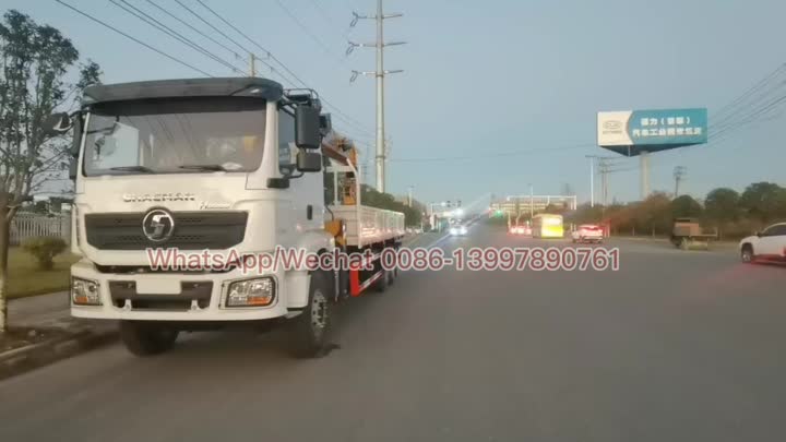 shacman crane truck