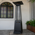 Patio Heater Freestanding Wood Pellet Burning Stove Flame Heater Outdoor Pellet Heater1