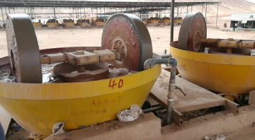 1200 wet pan mill working in Sudan