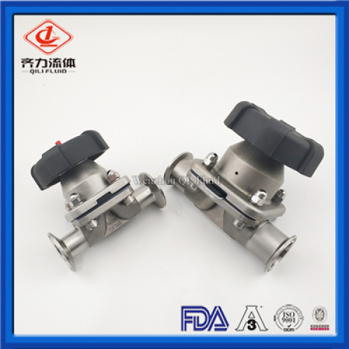 Stainless Steel Sanitary pharmacy diaphragm valve 