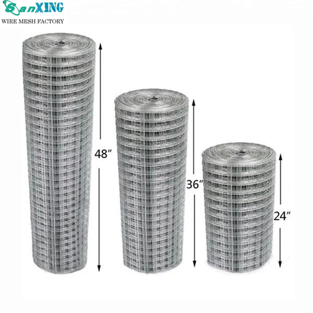 Factory price 2x2 inch mesh galvanized welded wire mesh for fence