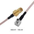 SMA Female to TS9 Angled Male RG316 RF Cable Extension1
