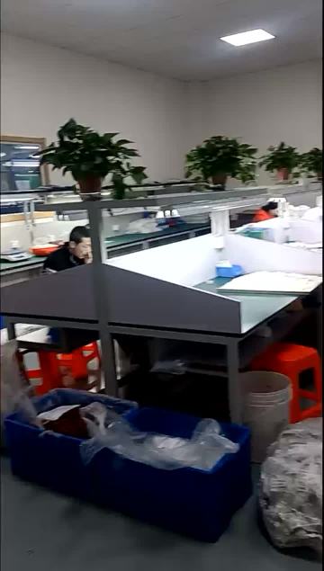 Deflashing and inspection room