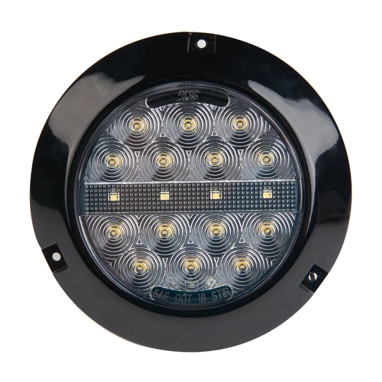Apẹrẹ Enark Dot 4 inch apẹrẹ tuntun yika yika funfun ti o ni ina funfun funfun ati ọkọ oju irin ti o ni ironu