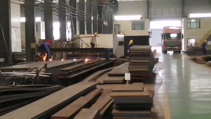 Producción de estructura de acero