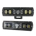 12-80v work light skull 4led lens light bar aluminium headlight1
