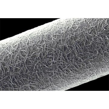 Carbon nanotubes combined with carbon fibers