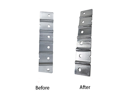 Comparación del efecto de pulido de aleación de aluminio